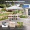 Costway 10x10ft Patio Outdoor Instant Pop-up Canopy Slanted Leg UPF50+ Sun Shelter